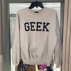 Top shop GEEK sweatshirt